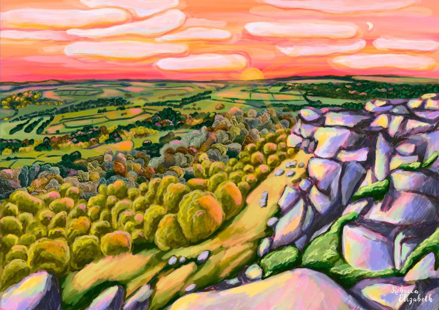 Froggatt Edge, Derbyshire