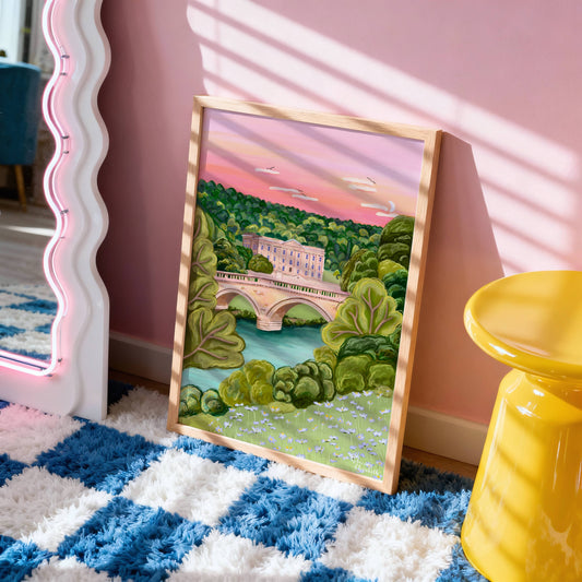 Sunset at Chatsworth House