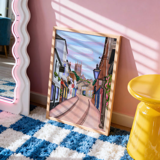 Steep Hill & Cathedral, Lincoln