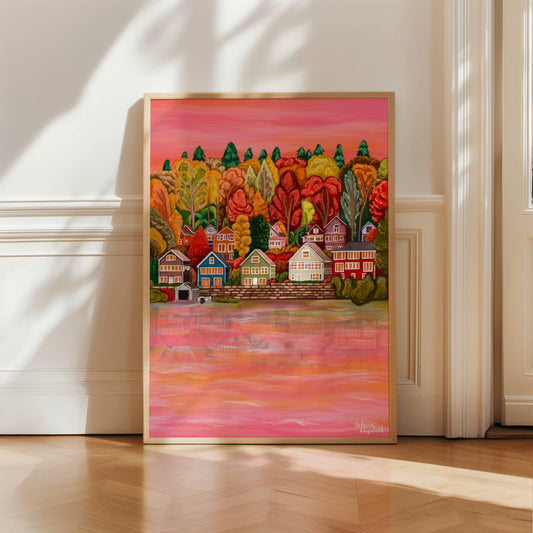 Autumn on Lake Winnipesaukee, New Hampshire