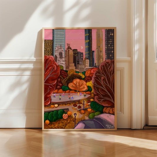 Autumn in Central Park, New York