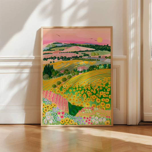 Sunflowers in Tuscany