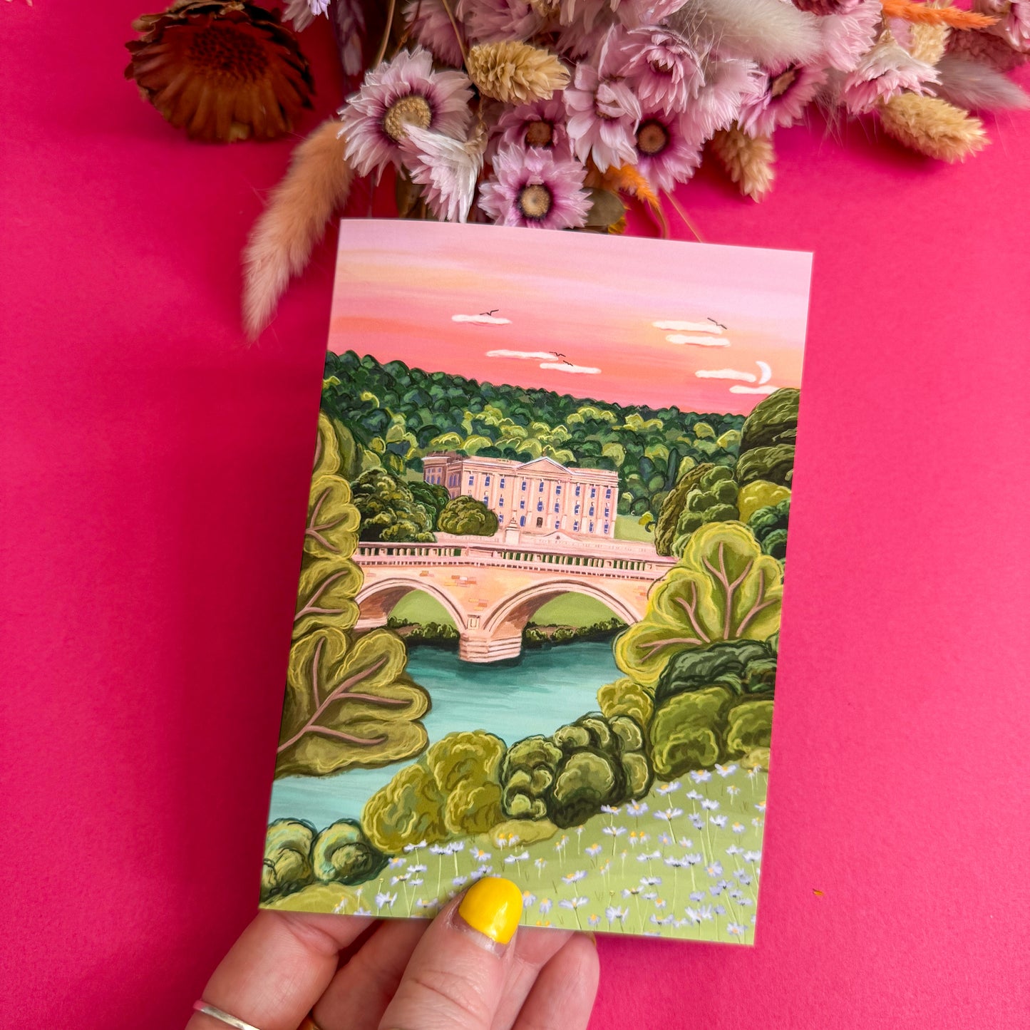 Chatsworth House Greeting Card