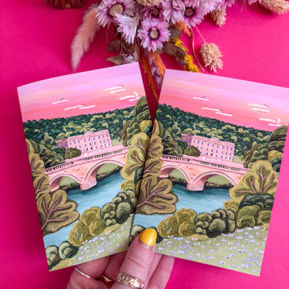 Chatsworth House Greeting Card