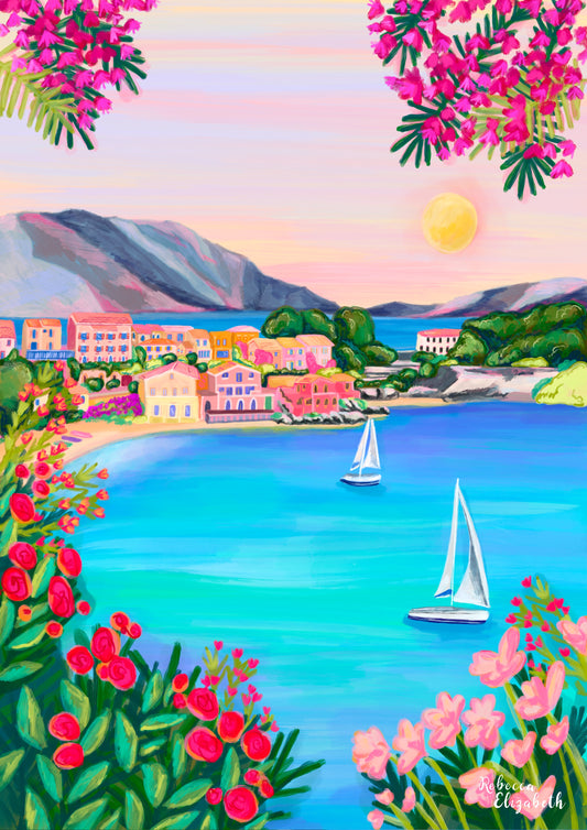 Assos, Kefalonia. Greek Island Collection