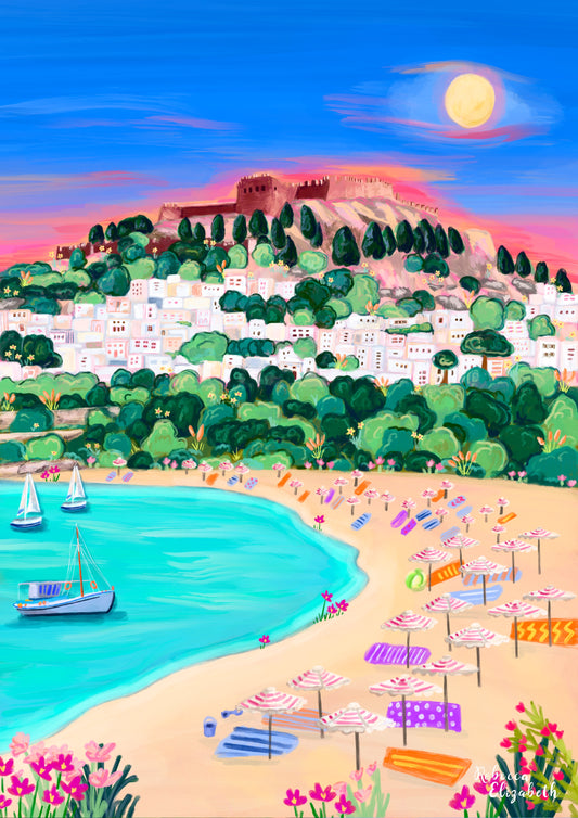 Lindos, Rhodes. Greek Island Collection