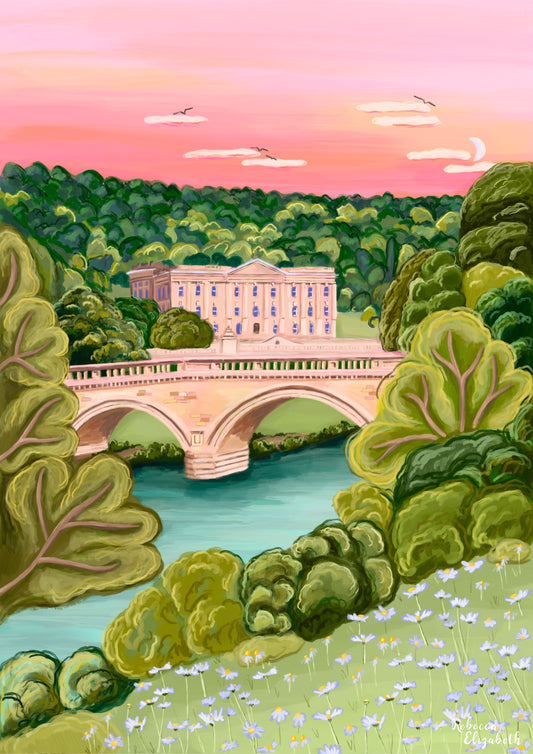 Sunset at Chatsworth House