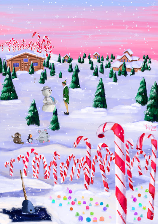 Elf at The North Pole