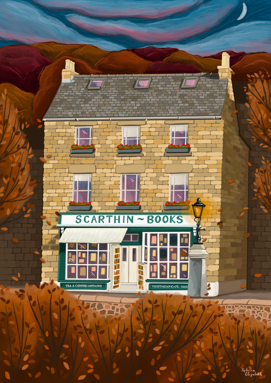 Scarthin Bookshop in Autumn, Cromford