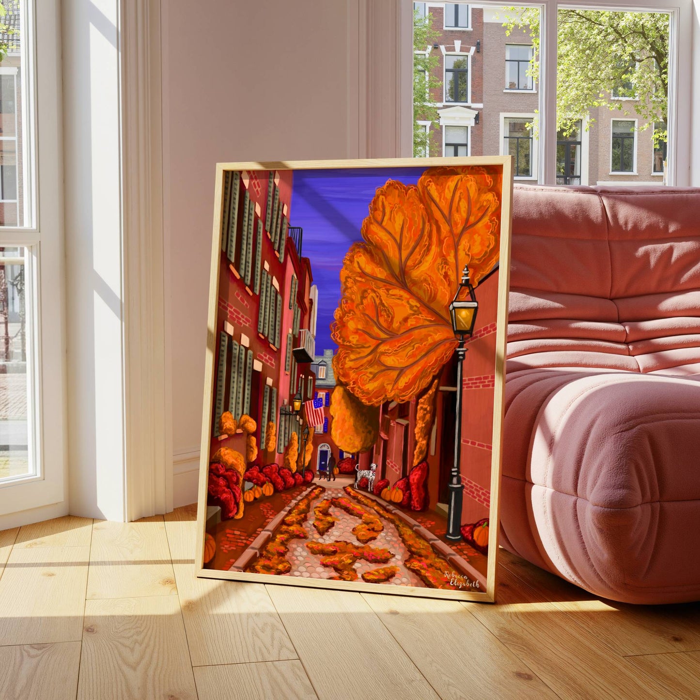 Autumn in Beacon Hill, Boston