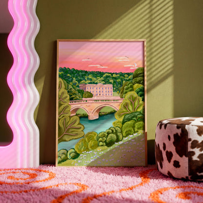 Sunset at Chatsworth House