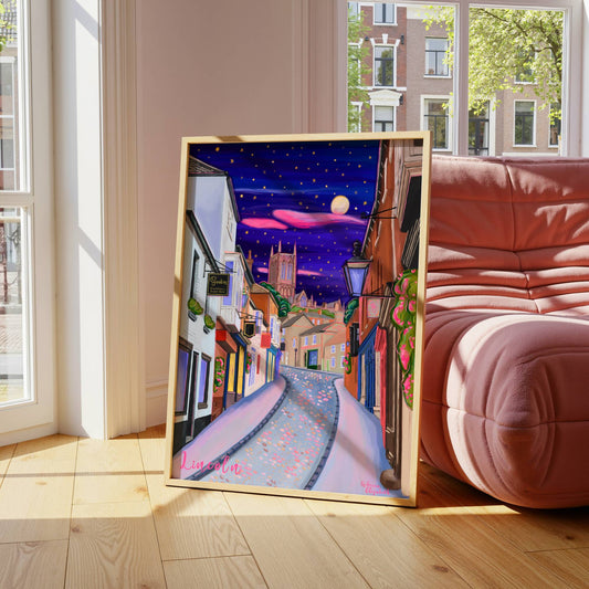 Steep Hill & Cathedral, Lincoln (Night)