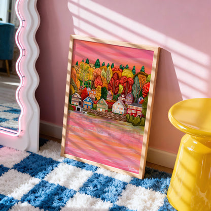 Autumn on Lake Winnipesaukee, New Hampshire