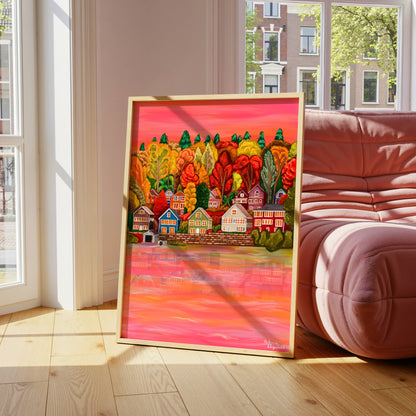 Autumn on Lake Winnipesaukee, New Hampshire