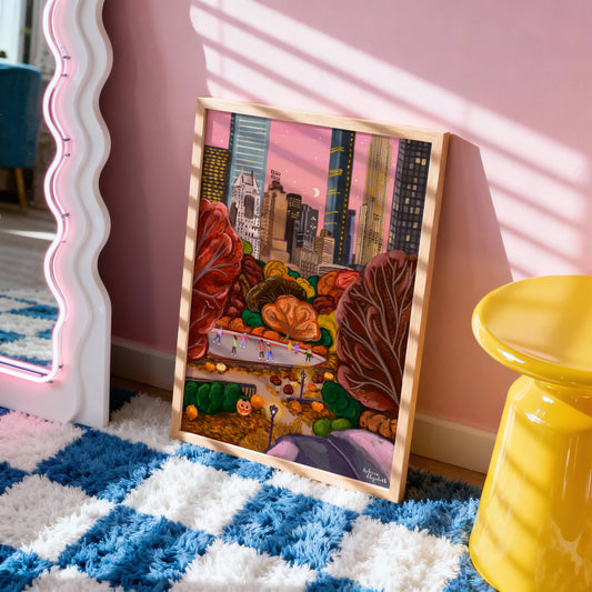 Autumn in Central Park, New York