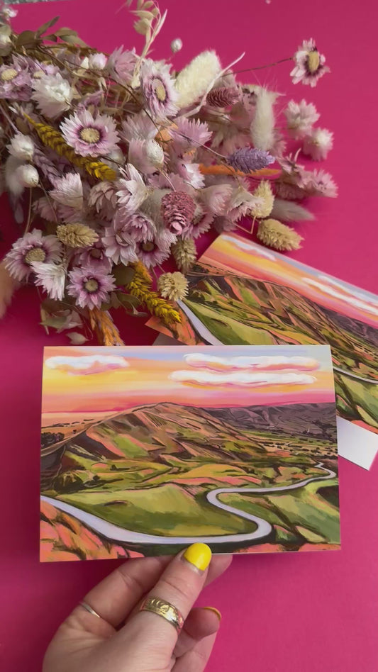 Mam Tor Greeting Card