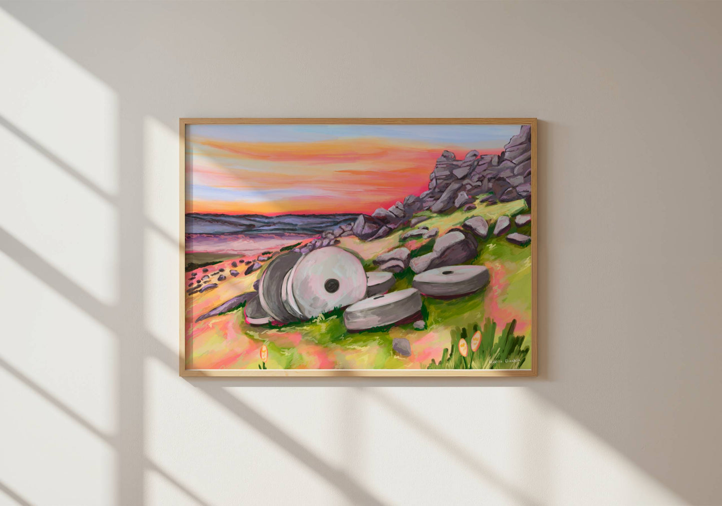 Millstones at Stanage Edge